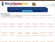 Tablet Screenshot of mario-games-free.net
