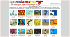 Desktop Screenshot of mario-games-free.com